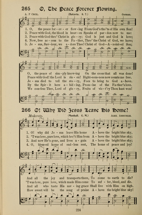 Messages of Love Hymn Book: for Gospel, Sunday School, Special Services and Home Singing page 222