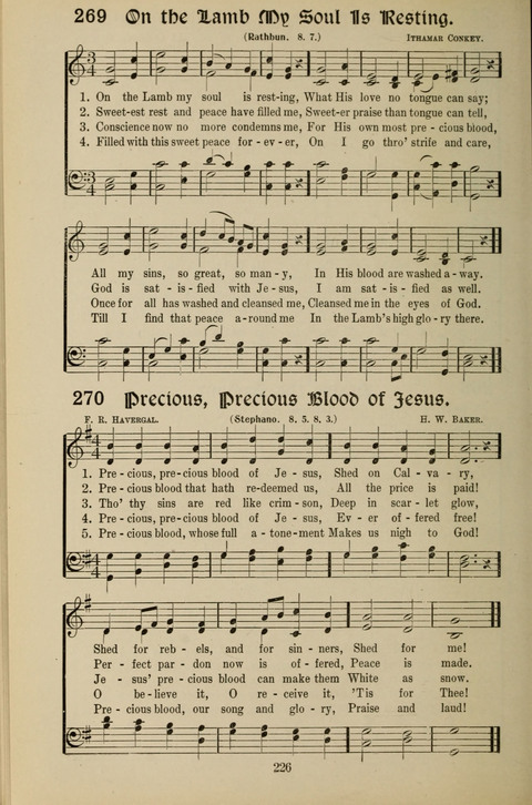 Messages of Love Hymn Book: for Gospel, Sunday School, Special Services and Home Singing page 224