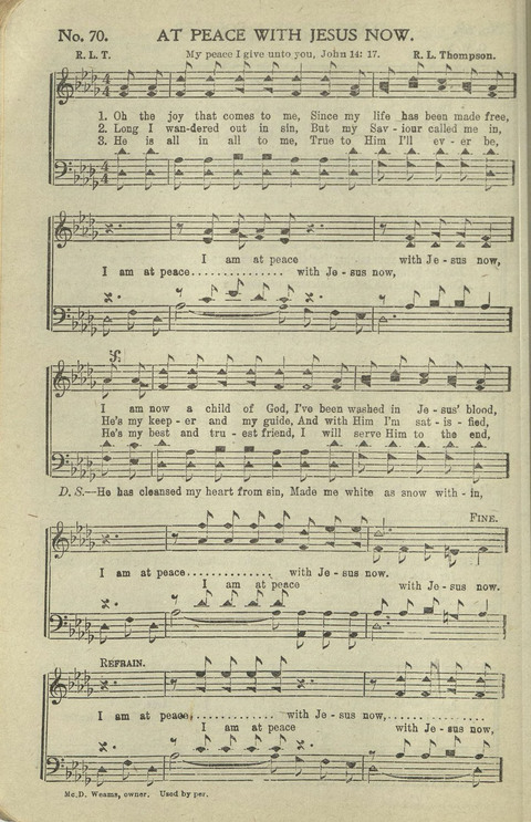Messages of Love Hymn Book: for Gospel, Sunday School, Special Services and Home Singing page 329