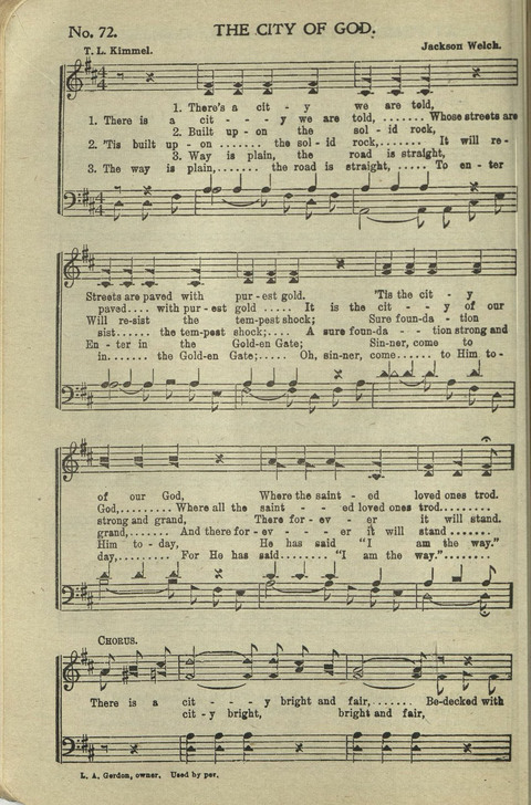 Messages of Love Hymn Book: for Gospel, Sunday School, Special Services and Home Singing page 331