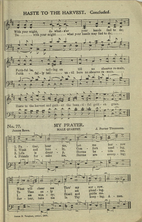 Messages of Love Hymn Book: for Gospel, Sunday School, Special Services and Home Singing page 336