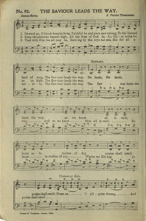 Messages of Love Hymn Book: for Gospel, Sunday School, Special Services and Home Singing page 351