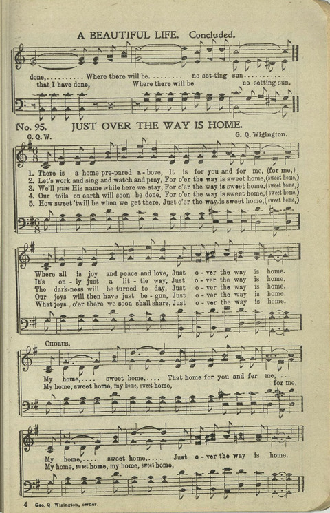 Messages of Love Hymn Book: for Gospel, Sunday School, Special Services and Home Singing page 354