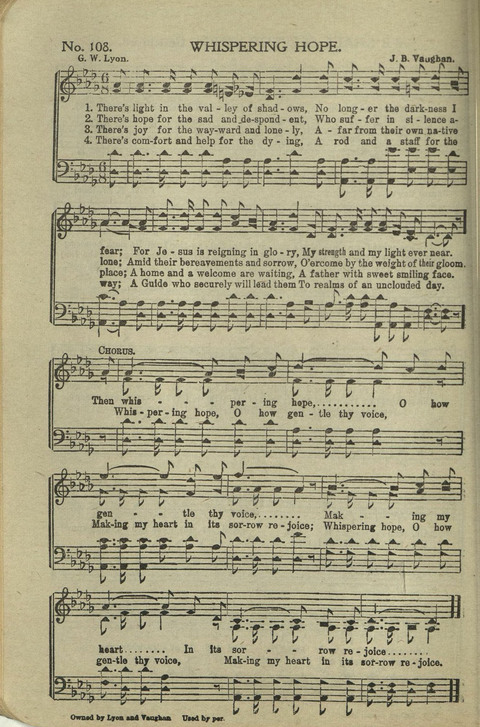 Messages of Love Hymn Book: for Gospel, Sunday School, Special Services and Home Singing page 367