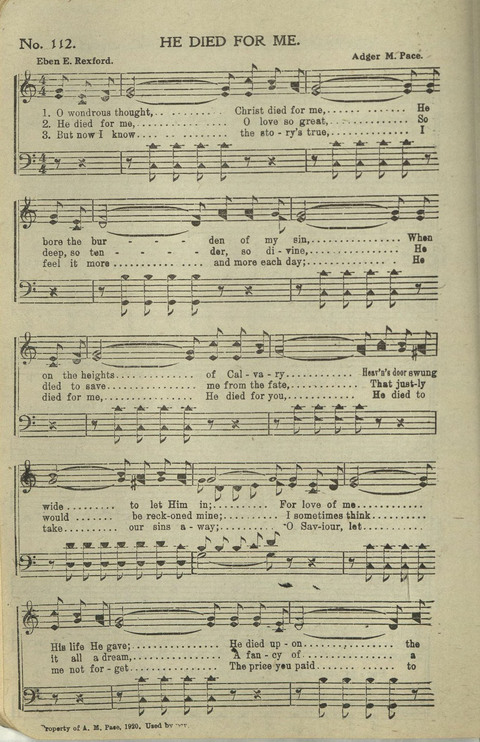 Messages of Love Hymn Book: for Gospel, Sunday School, Special Services and Home Singing page 373
