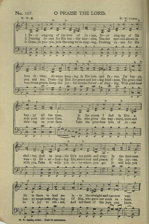 Messages of Love Hymn Book: for Gospel, Sunday School, Special Services and Home Singing page 383