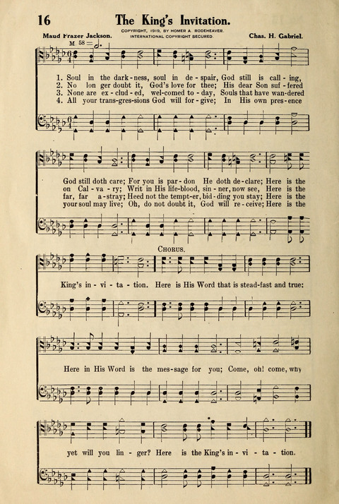 Messages of Love Hymn Book: for Gospel, Sunday School, Special Services and Home Singing page 437