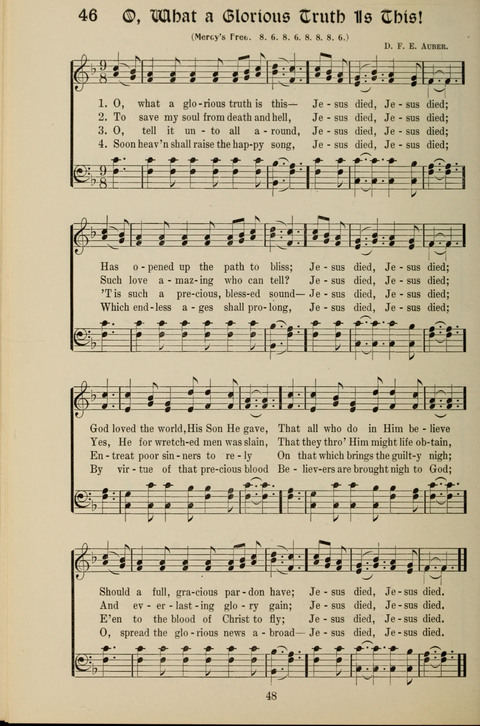Messages of Love Hymn Book: for Gospel, Sunday School, Special Services and Home Singing page 46