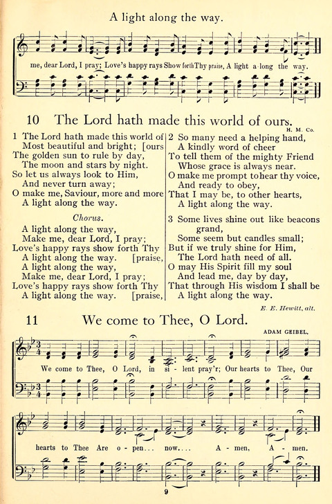 Messages of Love Hymn Book: for Gospel, Sunday School, Special Services and Home Singing page 461