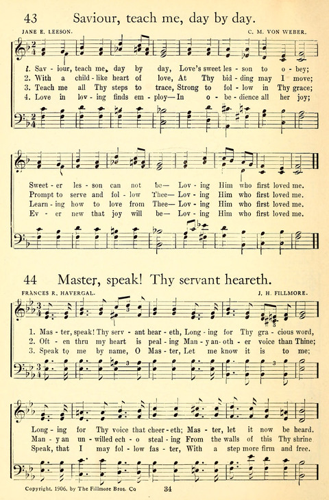 Messages of Love Hymn Book: for Gospel, Sunday School, Special Services and Home Singing page 486