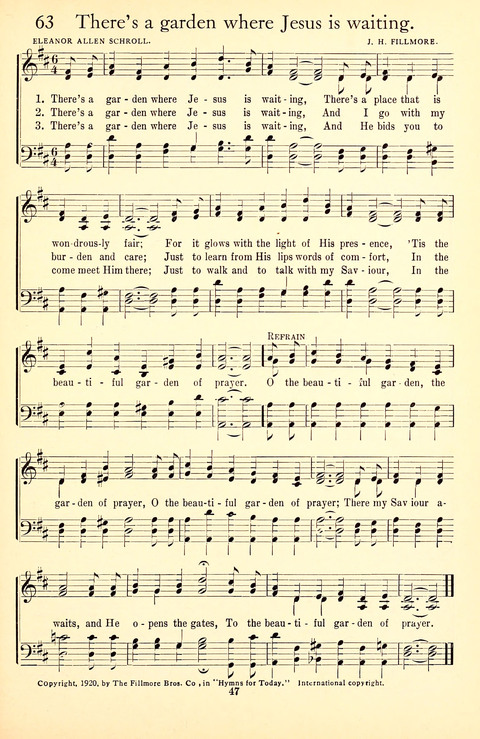 Messages of Love Hymn Book: for Gospel, Sunday School, Special Services and Home Singing page 499