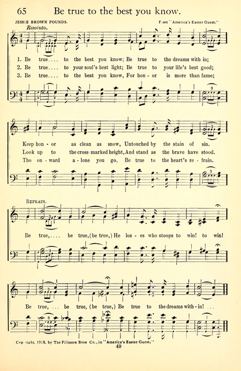Messages of Love Hymn Book: for Gospel, Sunday School, Special Services and Home Singing page 501
