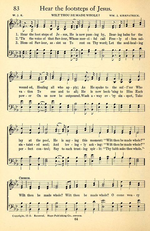 Messages of Love Hymn Book: for Gospel, Sunday School, Special Services and Home Singing page 516