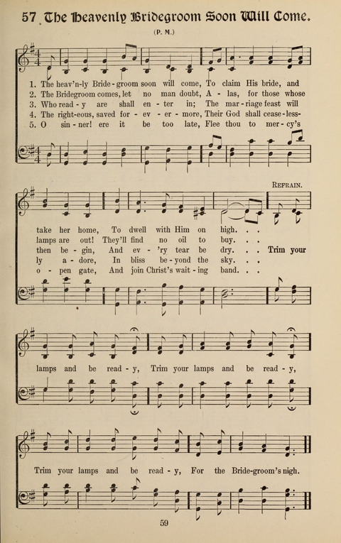 Messages of Love Hymn Book: for Gospel, Sunday School, Special Services and Home Singing page 57