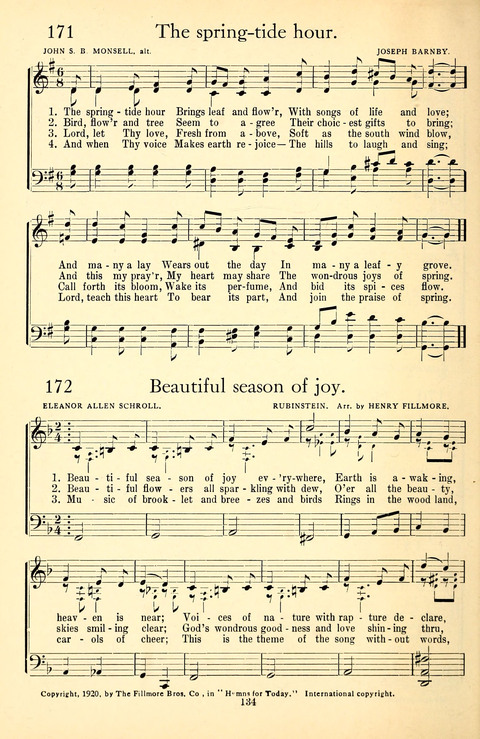 Messages of Love Hymn Book: for Gospel, Sunday School, Special Services and Home Singing page 586