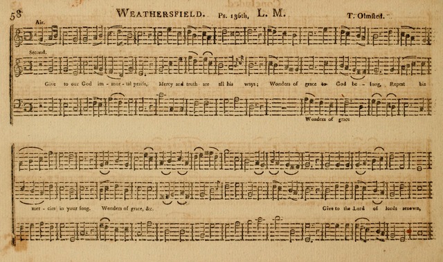 The Musical Olio: containing I. a concise introduction to the art of singing by note. II. a variety of psalms, tunes, hymns, and set pieces, selected principally from European authors... page 64