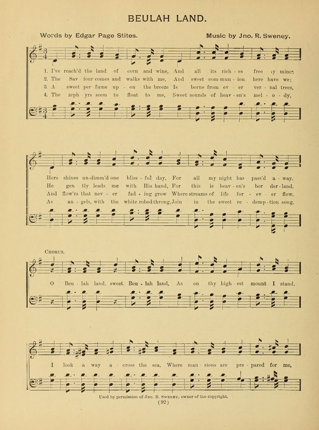 The Most Popular Hymns page 92