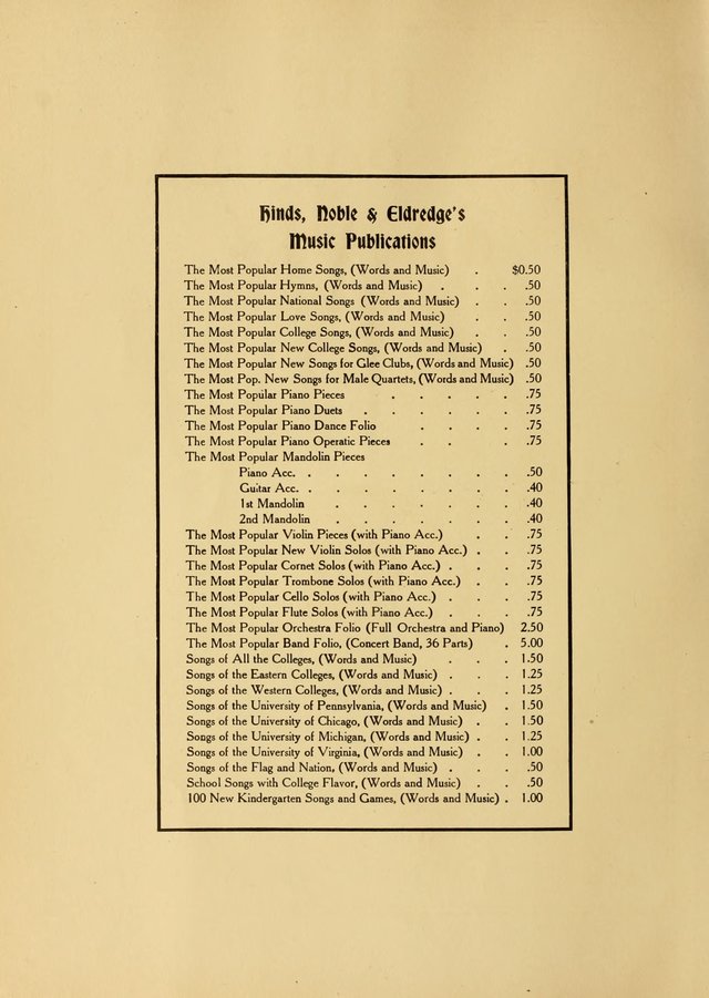 The Most Popular Hymns page iv