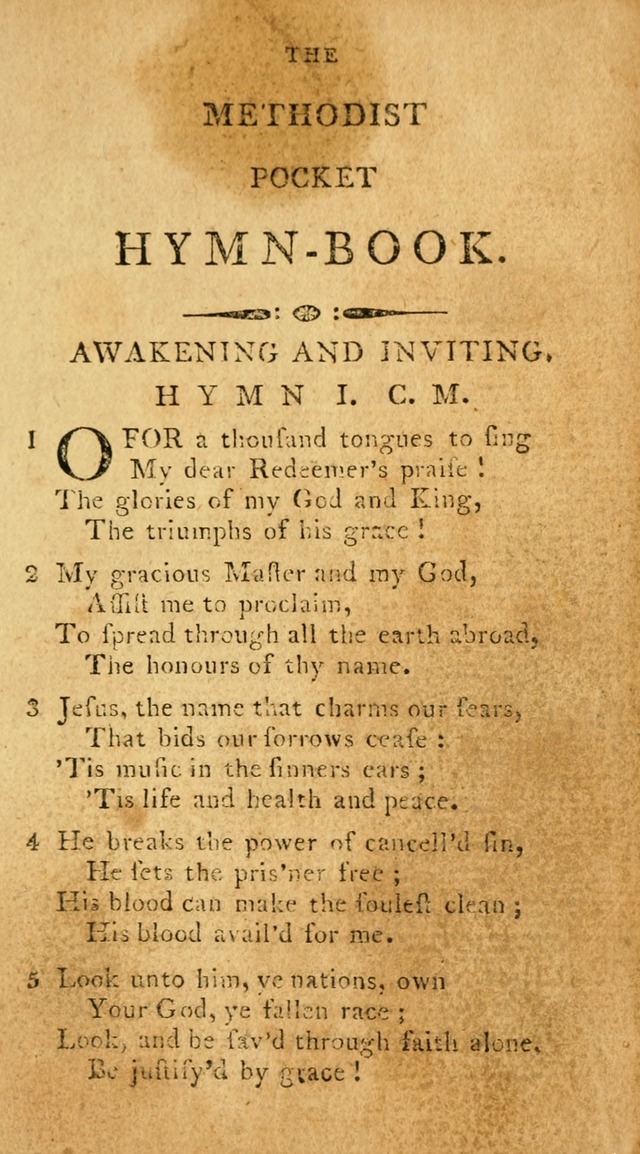 The Methodist pocket hymn-book, revised and improved: designed as a constant companion for the pious, of all denominations ; collected from various authors page 10