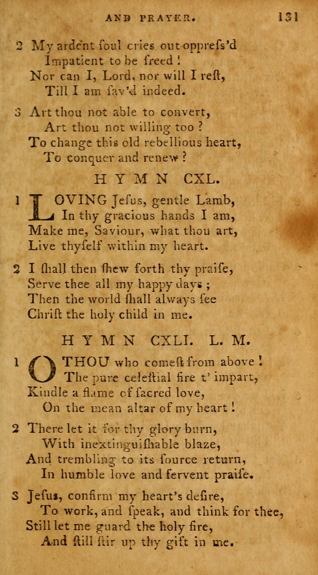 The Methodist Pocket Hymn-book, revised and improved: designed as a constant companion for the pious, of all denominations (30th ed.) page 131