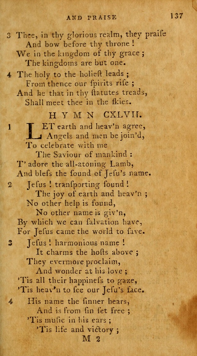The Methodist Pocket Hymn-book, revised and improved: designed as a constant companion for the pious, of all denominations (30th ed.) page 137