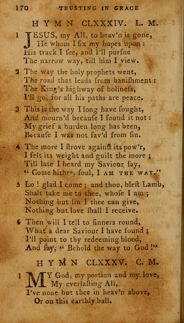 The Methodist Pocket Hymn-book, revised and improved: designed as a constant companion for the pious, of all denominations (30th ed.) page 170