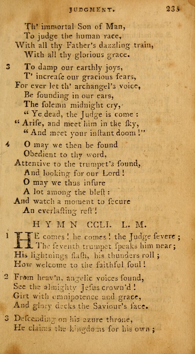 The Methodist Pocket Hymn-book, revised and improved: designed as a constant companion for the pious, of all denominations (30th ed.) page 235