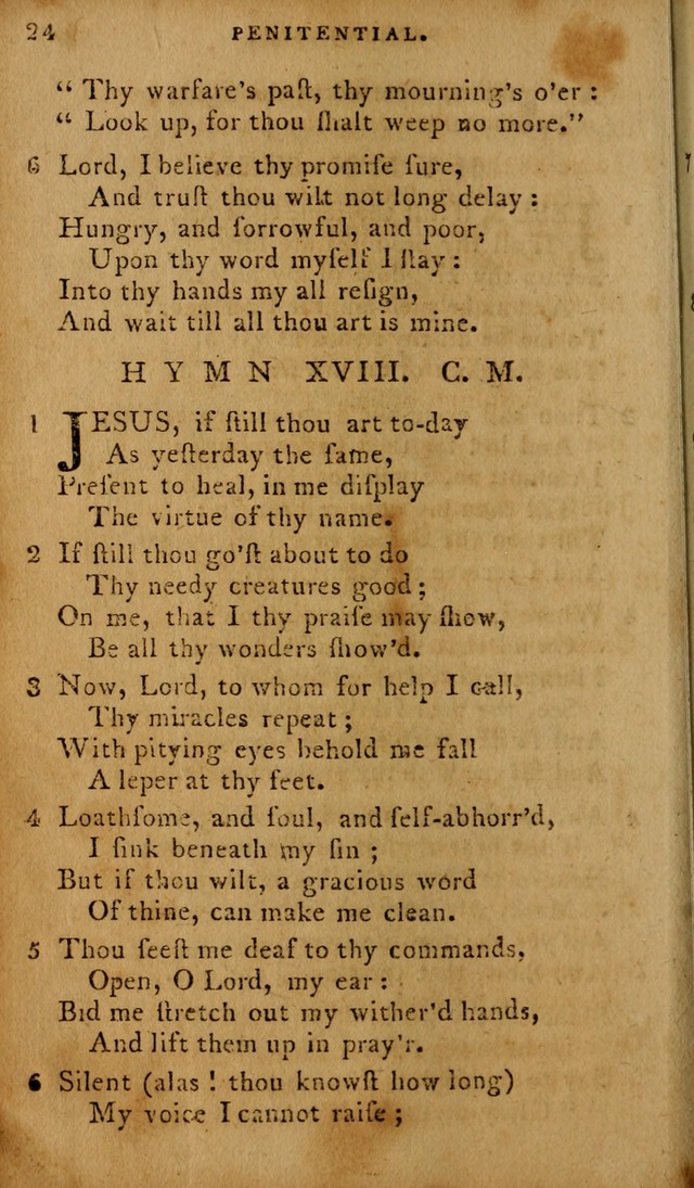 The Methodist Pocket Hymn-book, revised and improved: designed as a constant companion for the pious, of all denominations (30th ed.) page 24