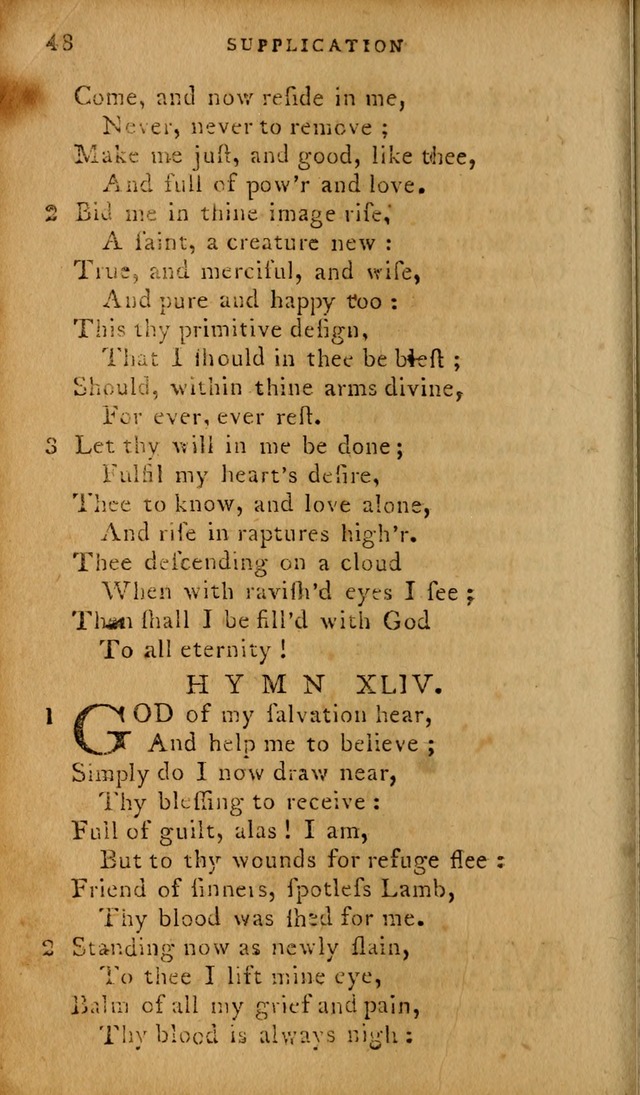 The Methodist Pocket Hymn-book, revised and improved: designed as a constant companion for the pious, of all denominations (30th ed.) page 48