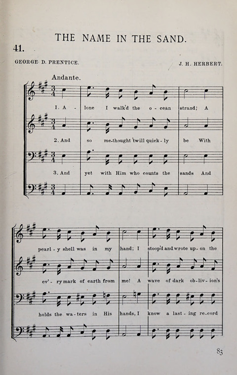 Manly Praise: A Collection of Solos, Quartets, and Choruses, for the Evangelistic Meetings, etc. page 83