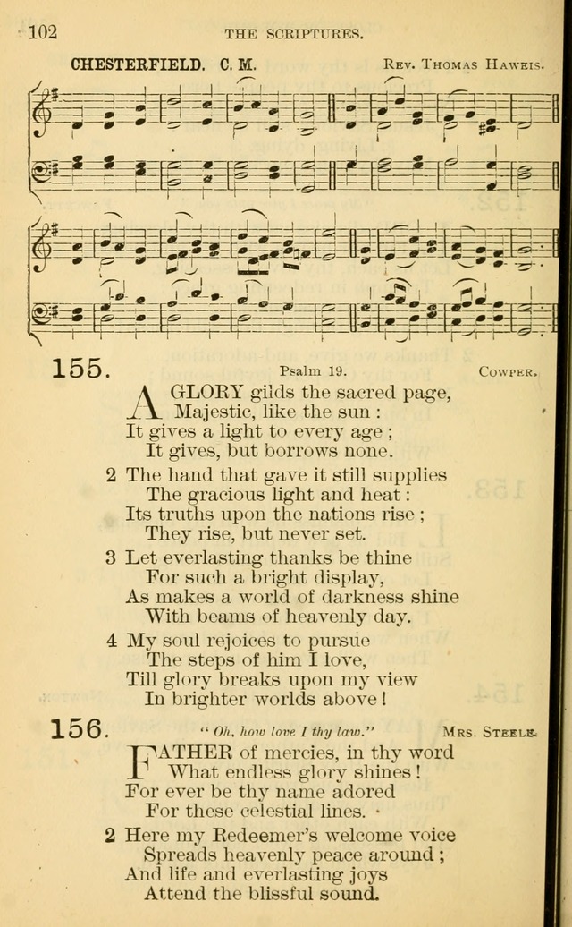 The Manual of Praise for Sabbath and Social Worship page 102