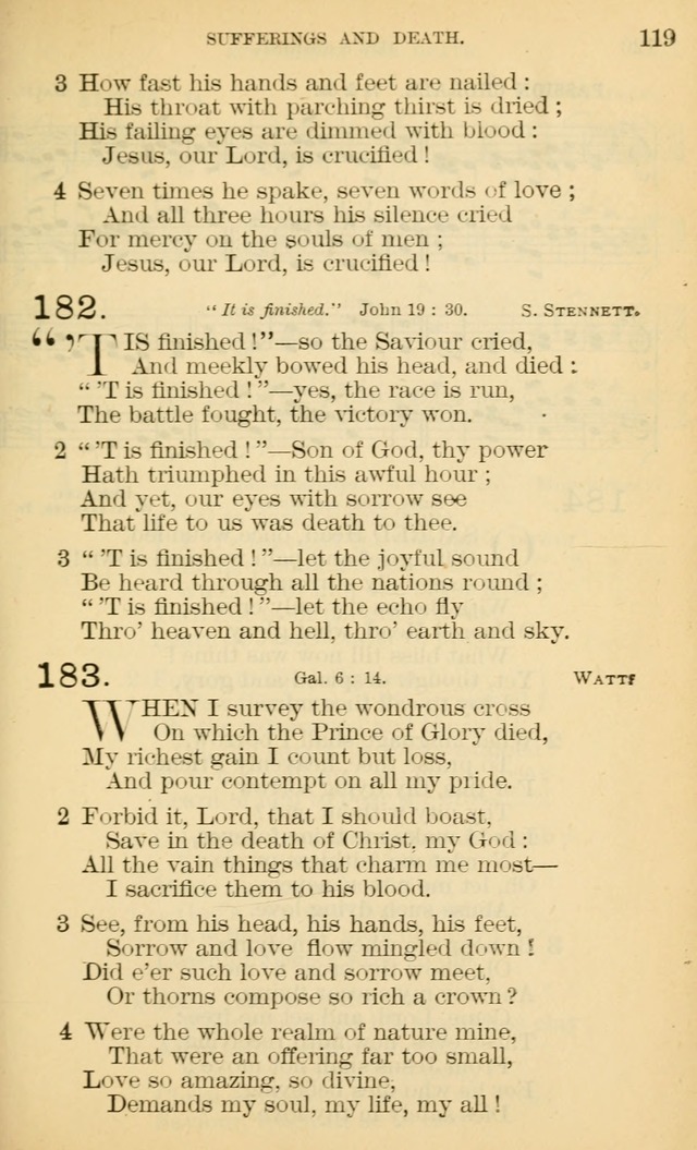The Manual of Praise for Sabbath and Social Worship page 119