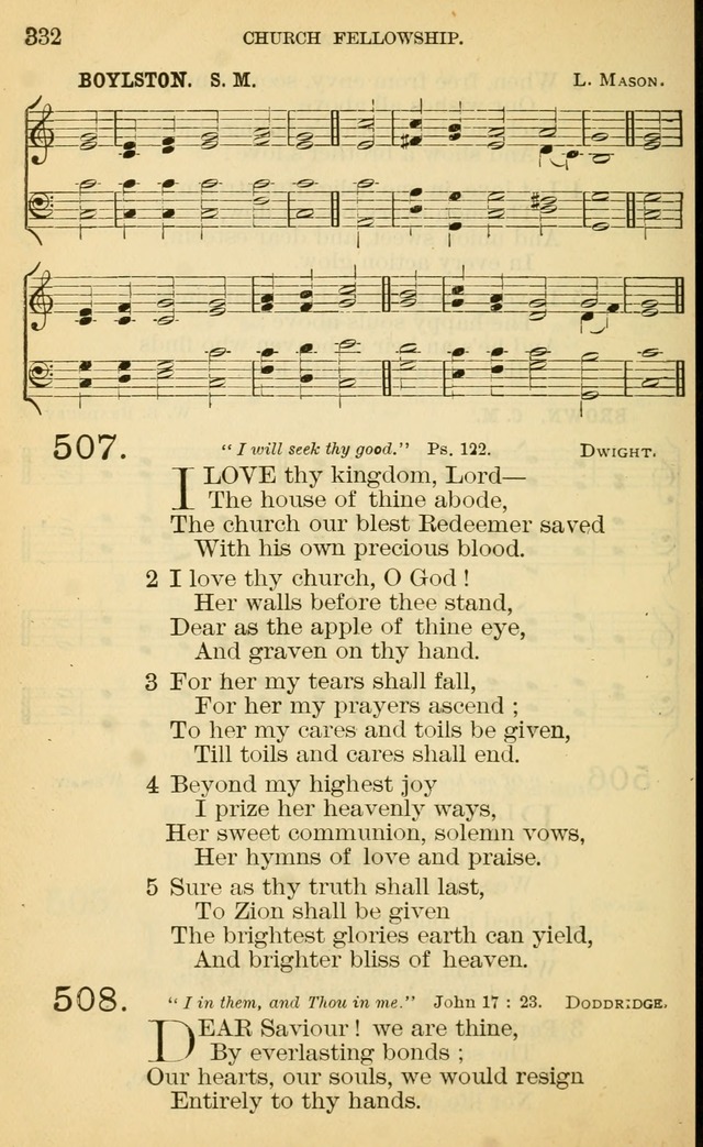 The Manual of Praise for Sabbath and Social Worship page 332