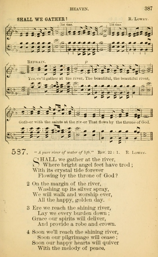 The Manual of Praise for Sabbath and Social Worship page 389