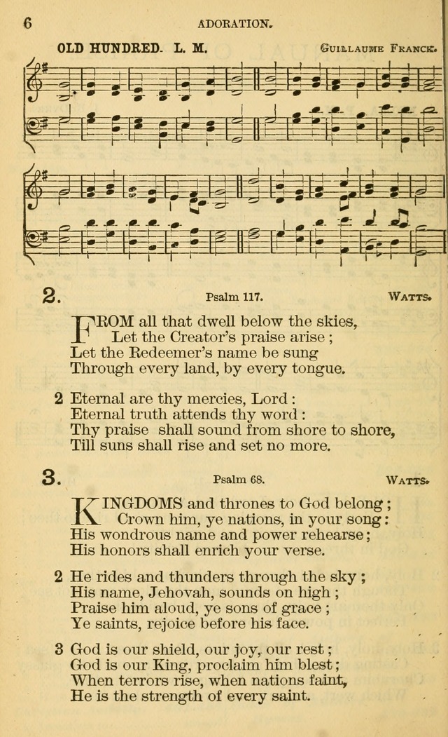 The Manual of Praise for Sabbath and Social Worship page 6