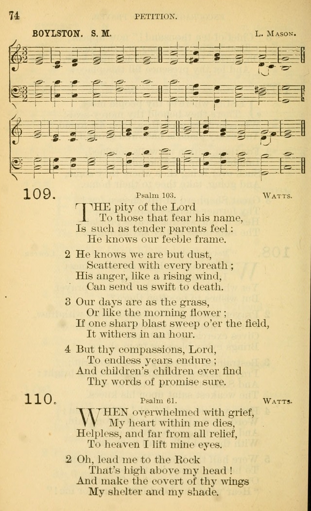 The Manual of Praise for Sabbath and Social Worship page 74