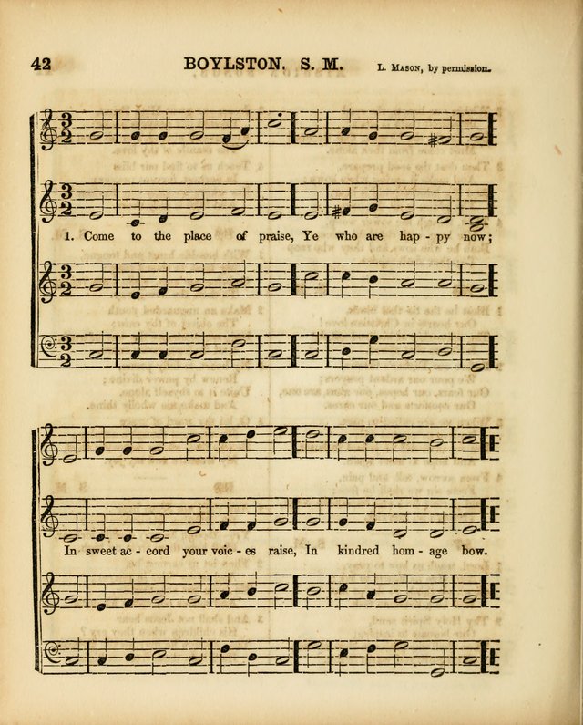 Mission Songs: a collection of hymns and music, designed for Sabbath schools page 42