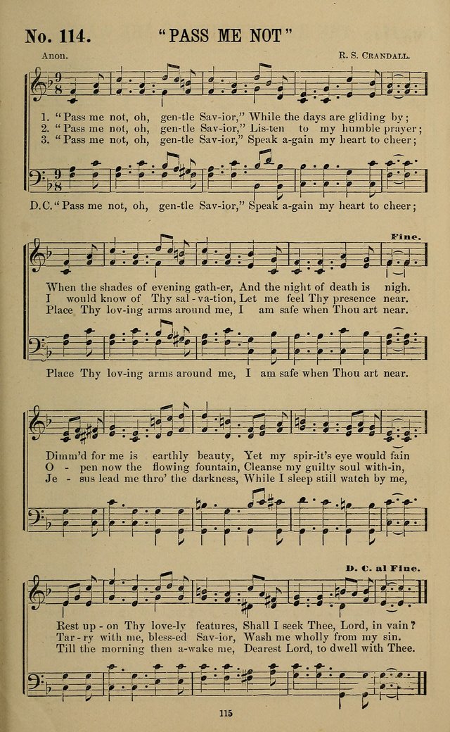 The Morning Star: a collection of new sacred songs, for the Sunday school, prayer meeting, and the social circle page 116