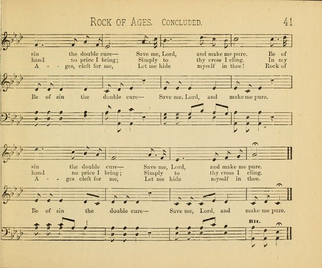 Minnetonka Songs: for Sabbath Schools, compiled especially for the Minnetonka Sabbath-School Assembly page 41