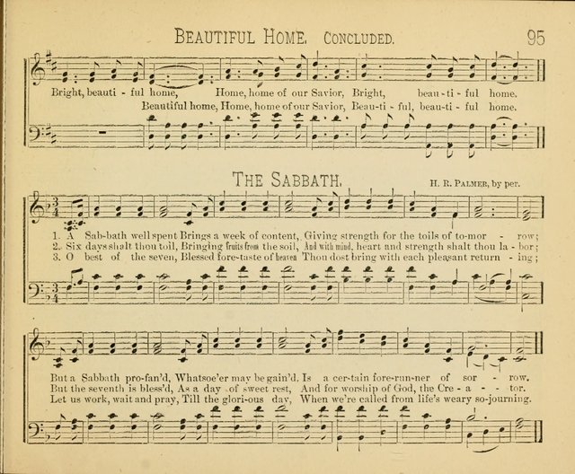 Minnetonka Songs: for Sabbath Schools, compiled especially for the Minnetonka Sabbath-School Assembly page 95