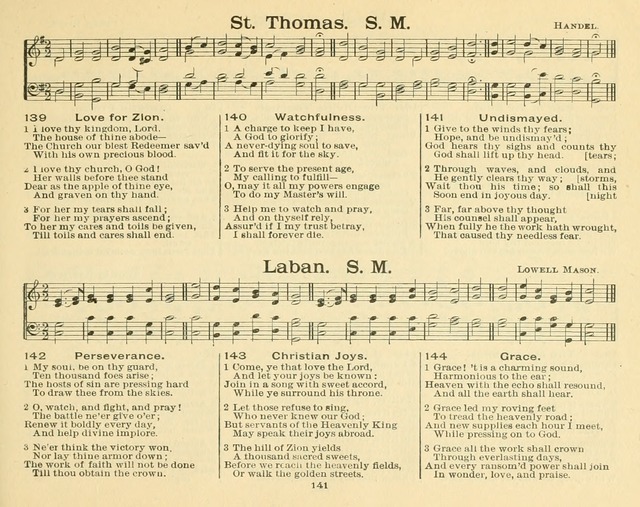 Morning Stars: a collection of sacred hymns and tunes for Sunday schools and other religious gatherings page 148