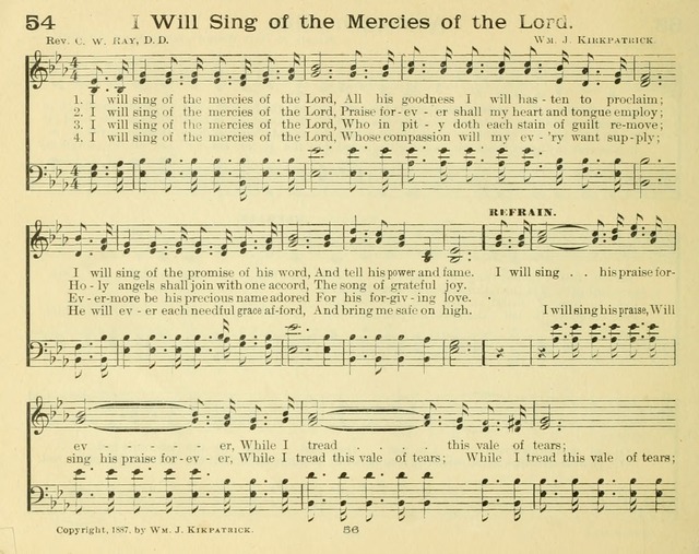 Morning Stars: a collection of sacred hymns and tunes for Sunday schools and other religious gatherings page 63