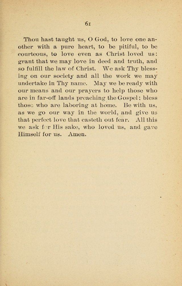 Missionary Services and Hymnal: a manual for the use of the Woman