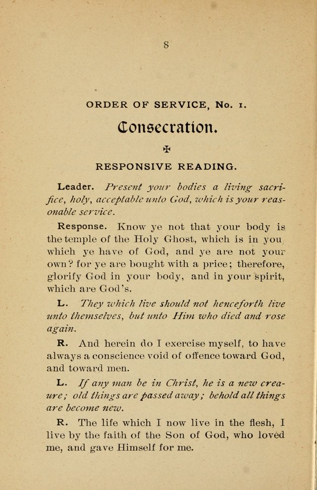 Missionary Services and Hymnal: a manual for the use of the Woman