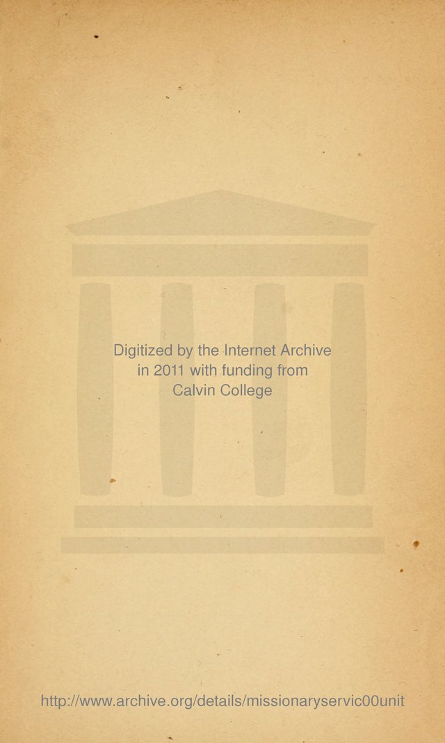 Missionary Services and Hymnal: a manual for the use of the Woman
