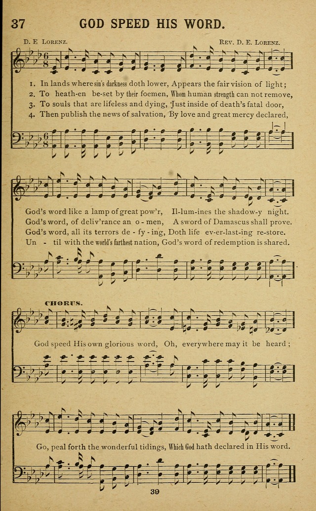 Missionary Songs: for the use of missionary societies, missionary and gleaners