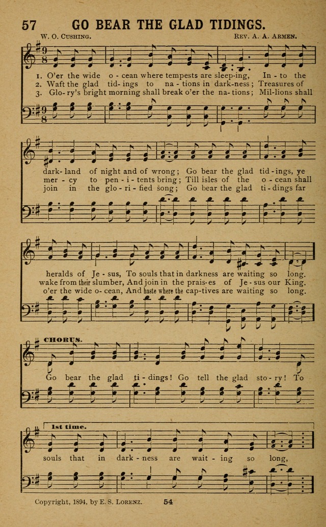 Missionary Songs: for the use of missionary societies, missionary and gleaners