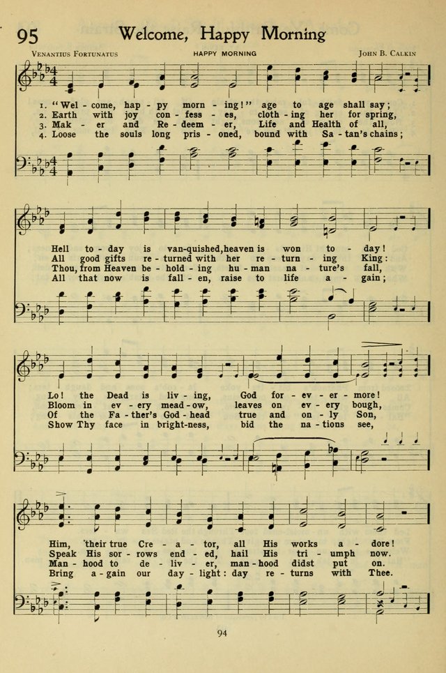 The Methodist Sunday School Hymnal page 107