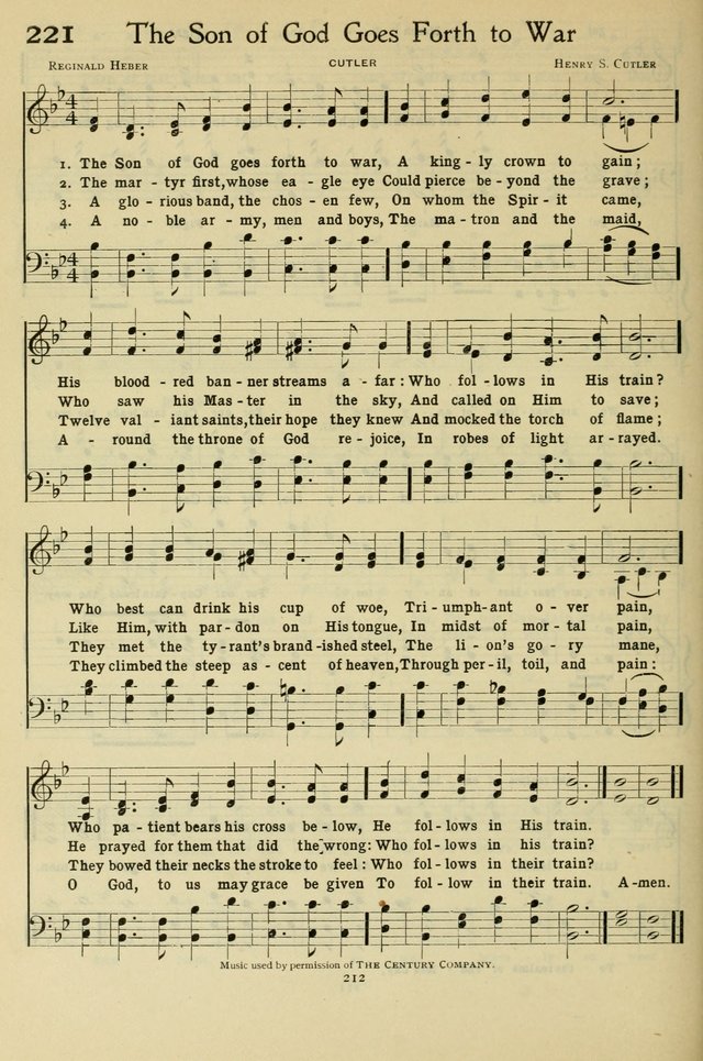 The Methodist Sunday School Hymnal page 225