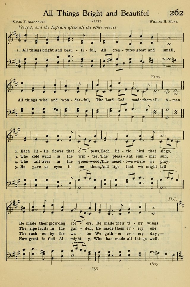 The Methodist Sunday School Hymnal page 268